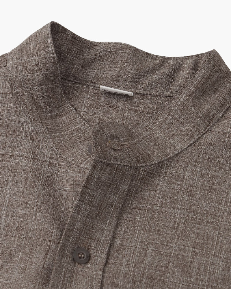 FEDERICO™ | Camicia con colletto mandarino