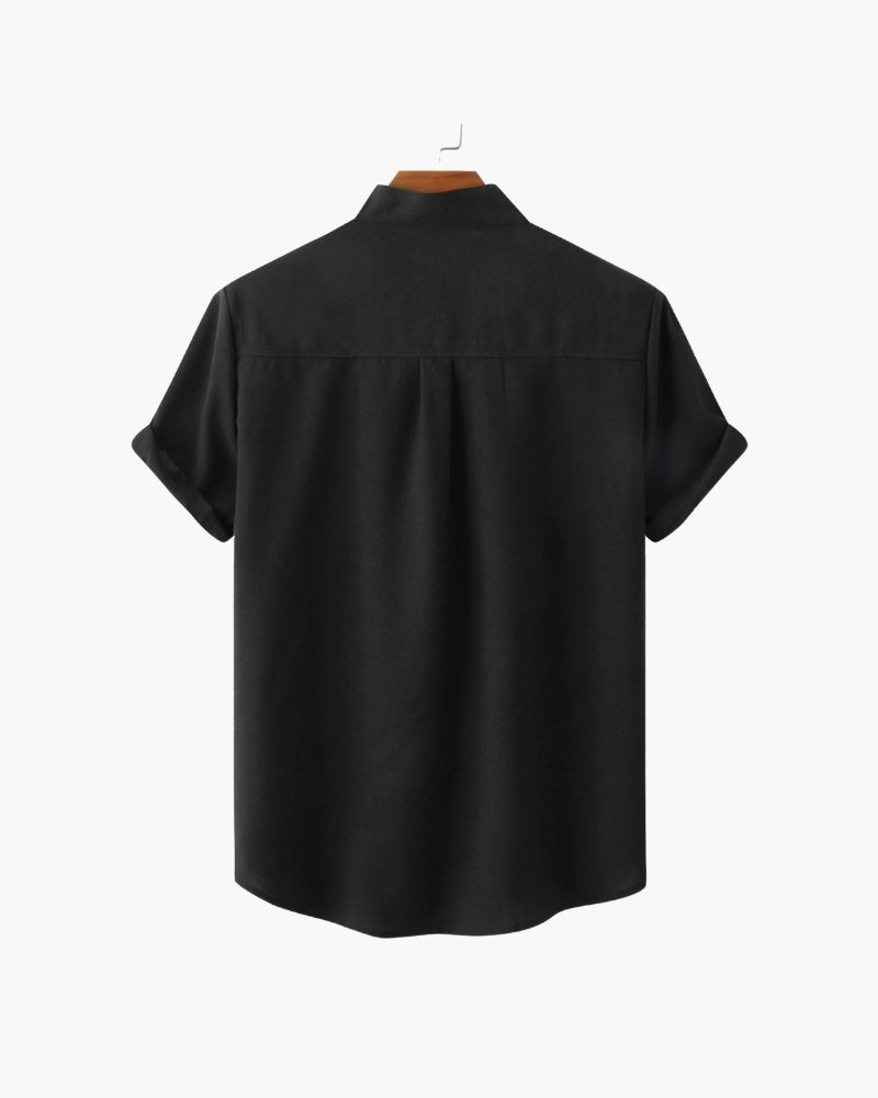 FEDERICO™ | Camicia con colletto mandarino