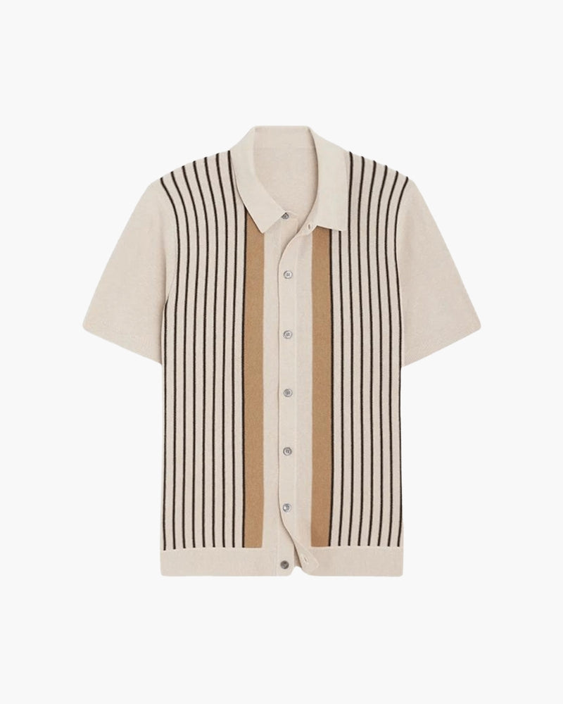 FEDERICO™ | POLO A RIGHE IN MAGLIA
