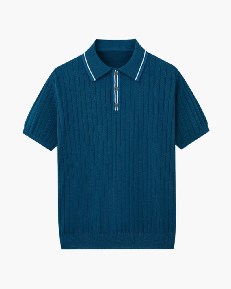 FEDERICO™ | POLO IN MAGLIA A SPINA DI PESCE