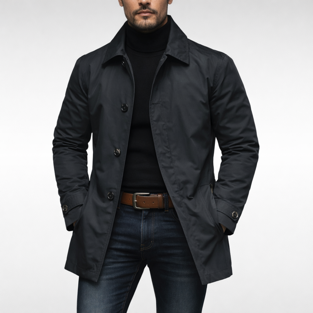 FEDERICO™ | Cappotto trapuntato con bottoni