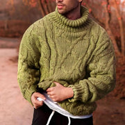 FEDERICO™ | Maglione collo alto uomo in maglia grossa – per l'inverno