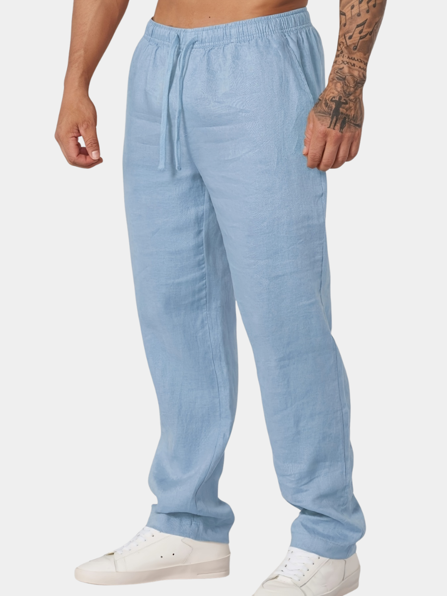 FEDERICO™ | Pantaloni da uomo in lino a gamba dritta
