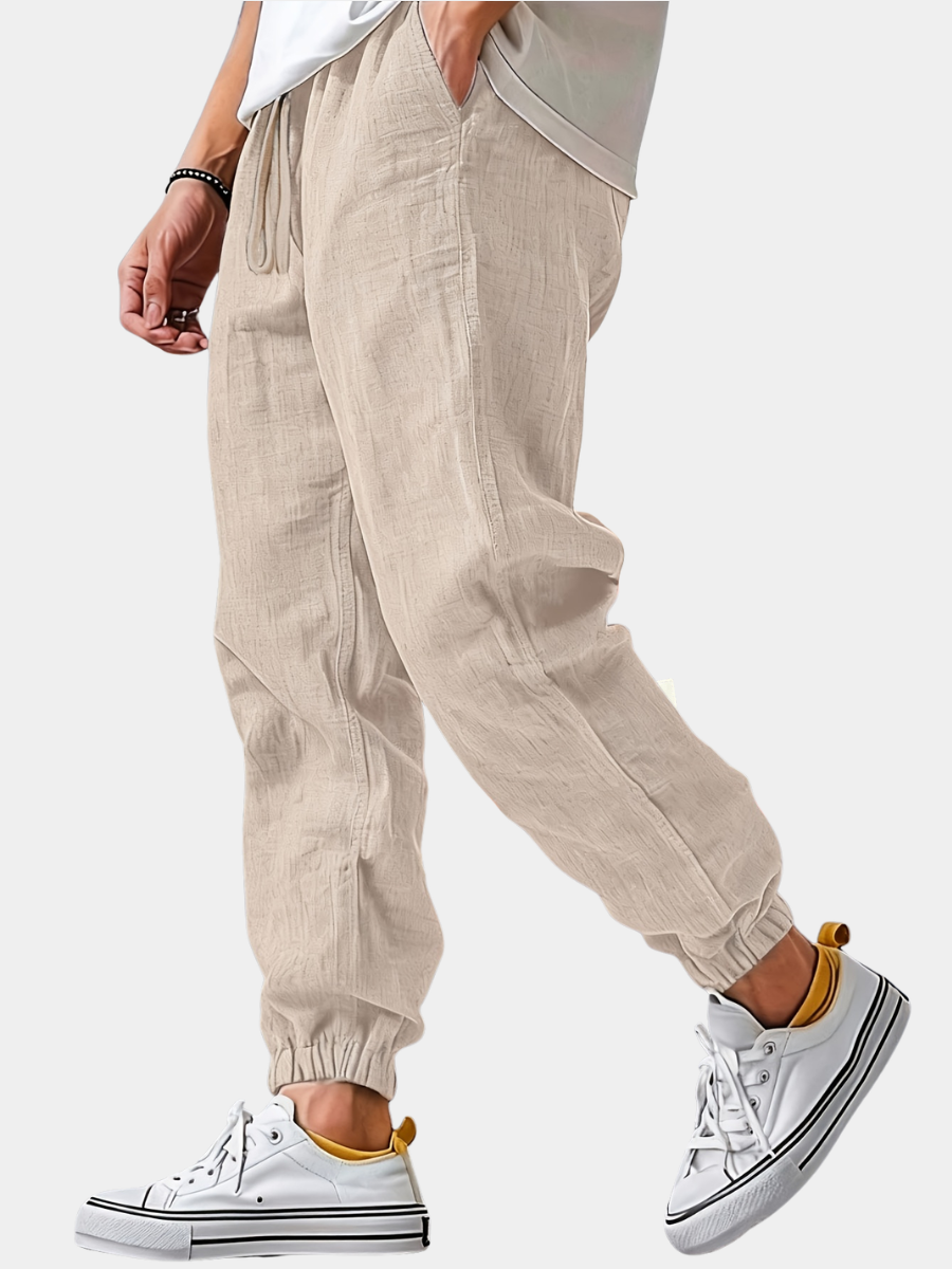 FEDERICO™ | Pantaloni dalla vestibilità ampia in tessuto intrecciato