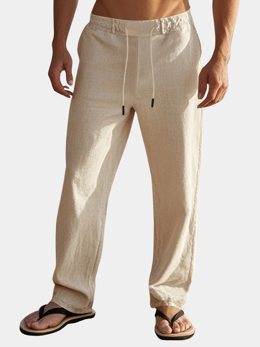 FEDERICO™ | Pantaloni in lino da uomo a vestibilità ampia