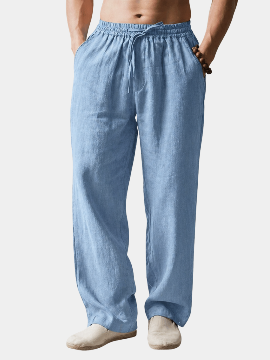 FEDERICO™ | Pantaloni in cotone e lino