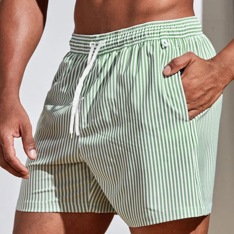 FEDERICO™ | Pantaloncini da bagno da uomo a righe ad asciugatura rapida