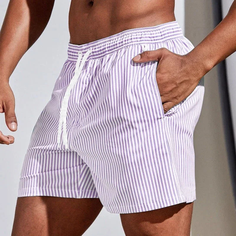 FEDERICO™ | Pantaloncini da bagno da uomo a righe ad asciugatura rapida