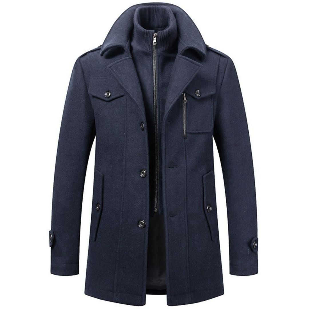 FEDERICO™ | Cappotto con doppio colletto