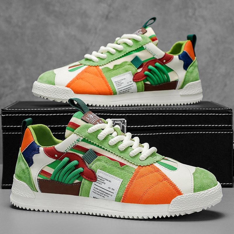 FEDERICO™ | Scarpe da ginnastica retrò a blocchi di colore