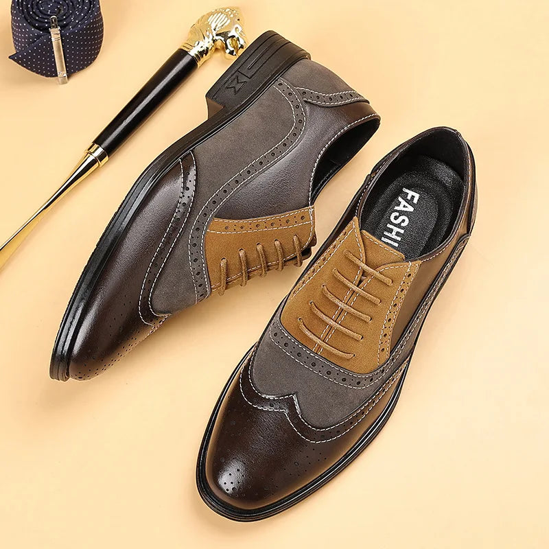 FEDERICO™ | SCARPE STRINGATE DA UOMO IN STILE BROGUE