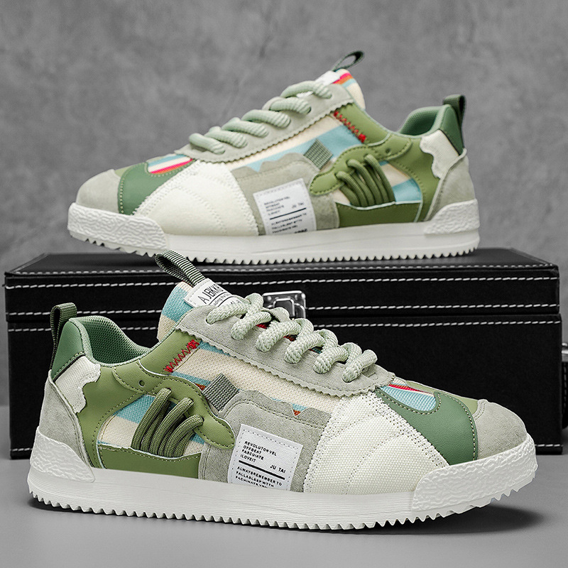 FEDERICO™ | Scarpe da ginnastica retrò a blocchi di colore