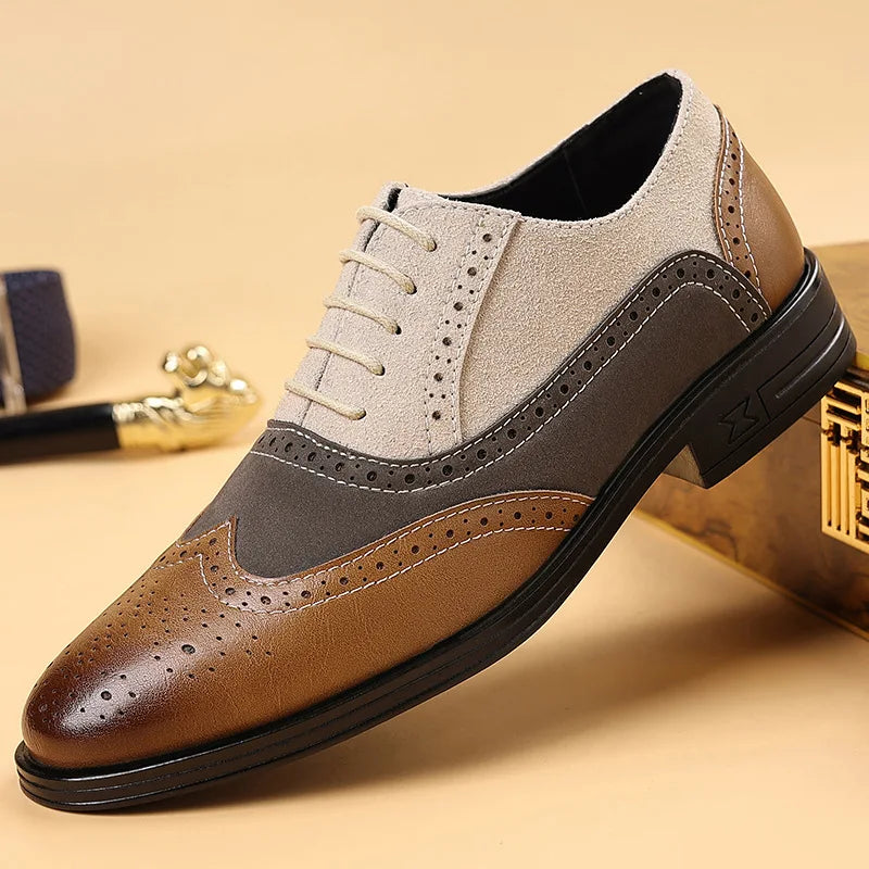 FEDERICO™ | SCARPE STRINGATE DA UOMO IN STILE BROGUE