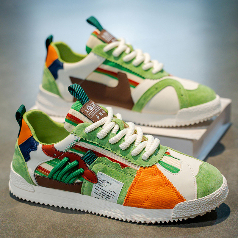FEDERICO™ | Scarpe da ginnastica retrò a blocchi di colore