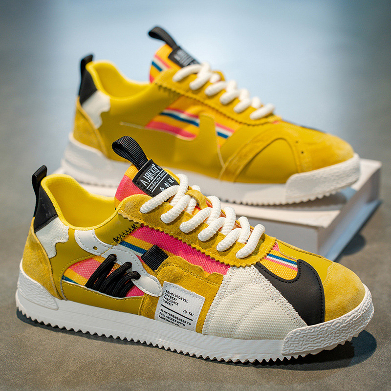 FEDERICO™ | Scarpe da ginnastica retrò a blocchi di colore