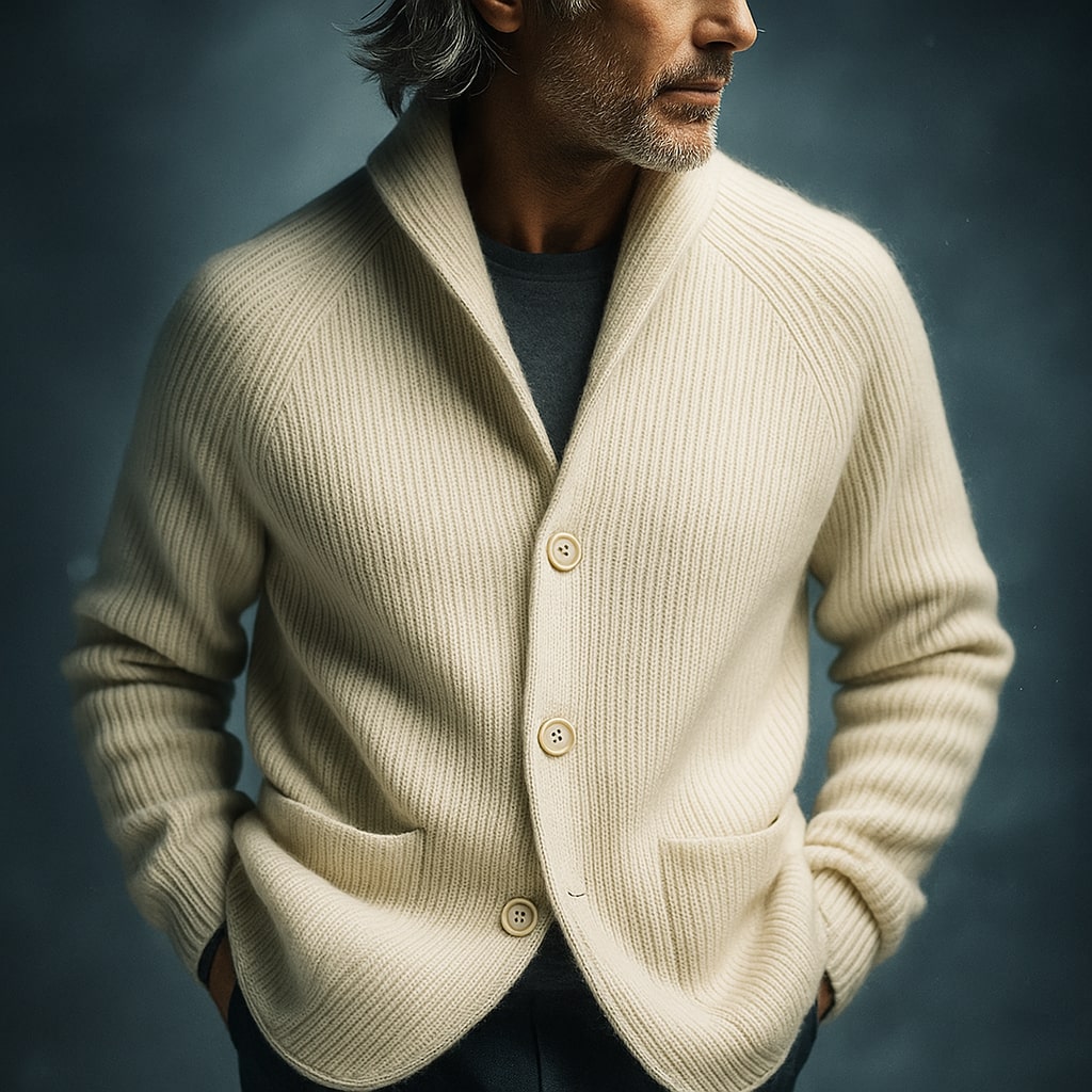 FEDERICO™ | Gilet in lana a coste