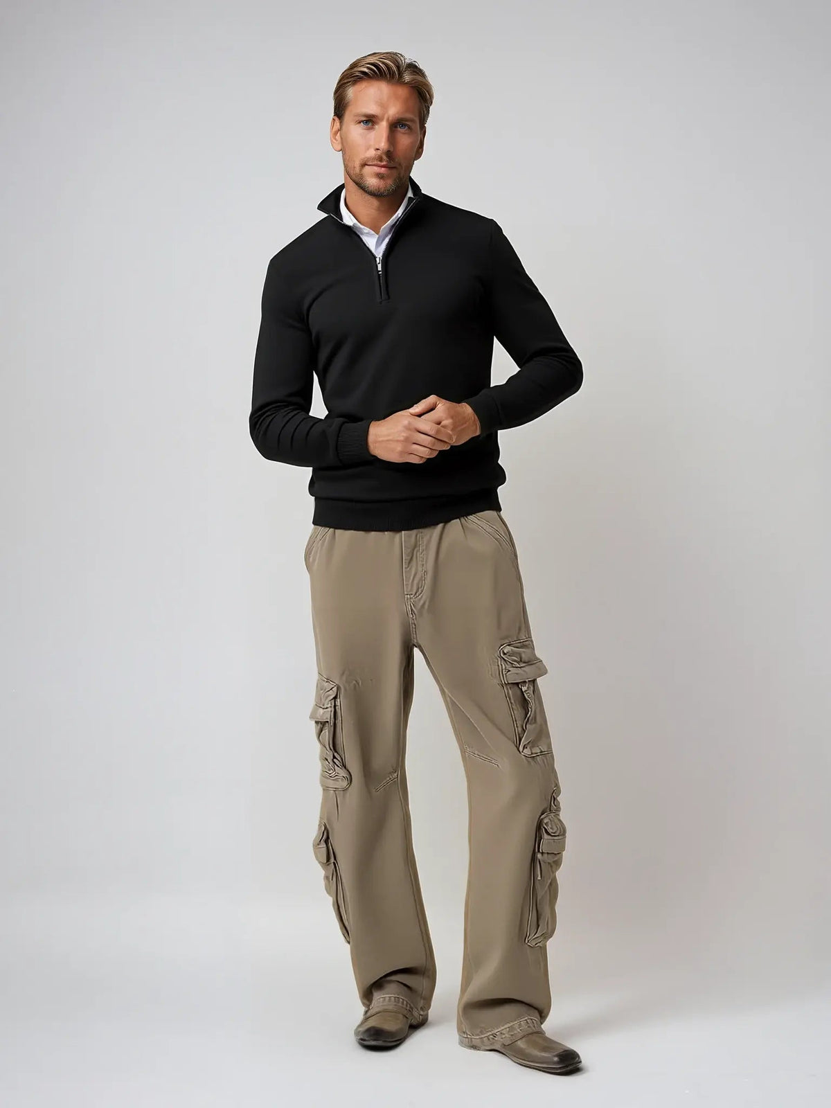 FEDERICO™ | Maglione con zip a metà