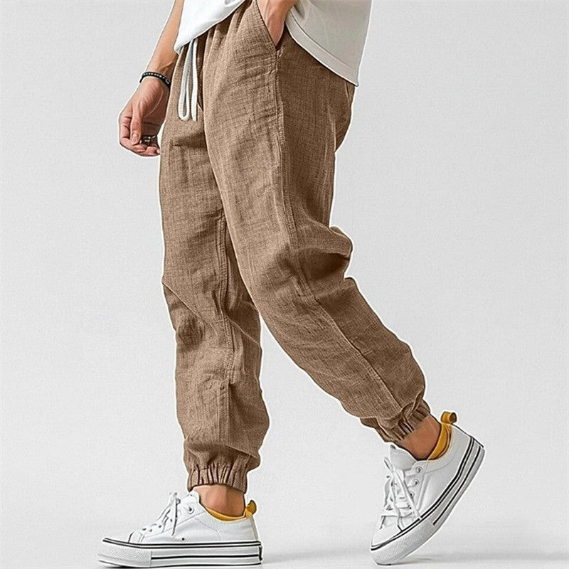 FEDERICO™ | Pantaloni dalla vestibilità ampia in tessuto intrecciato