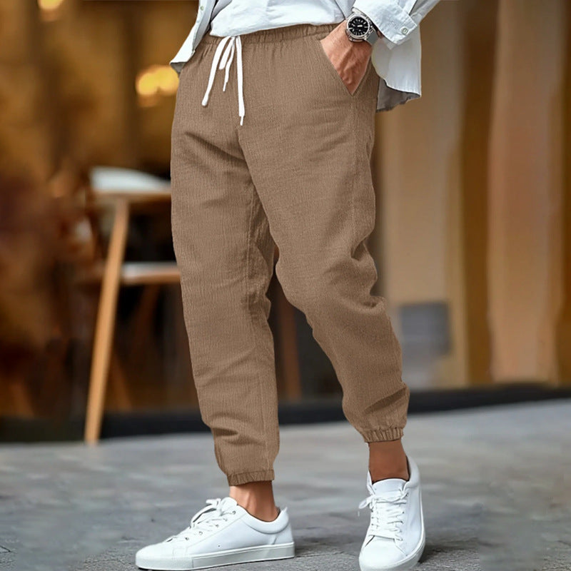 FEDERICO™ | Pantaloni da uomo in lino a vita alta