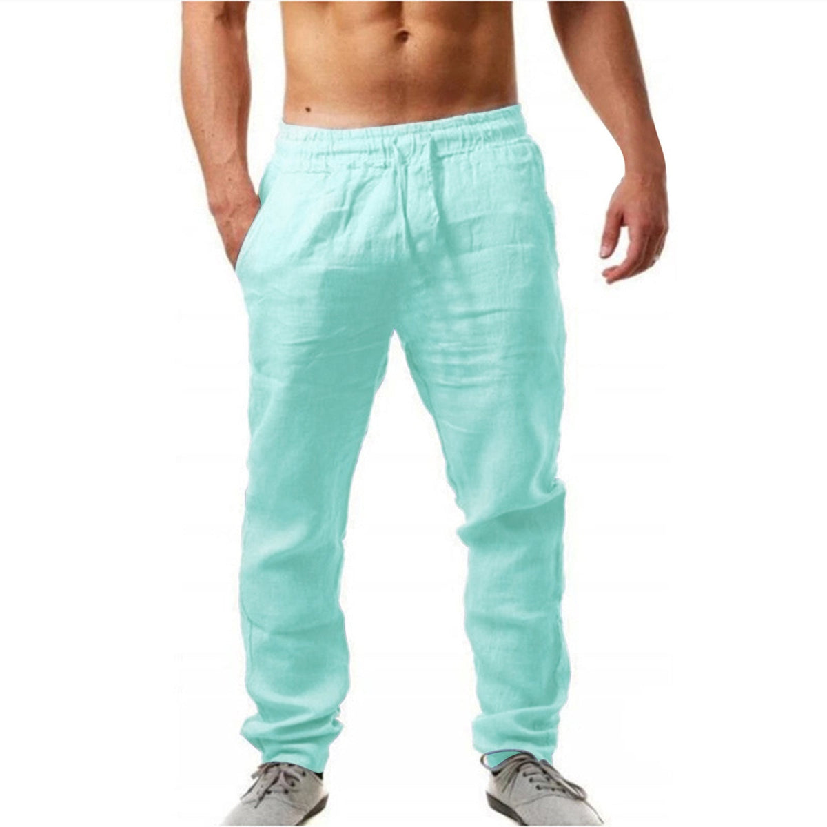 FEDERICO™ | Pantaloni da uomo in lino a gamba dritta