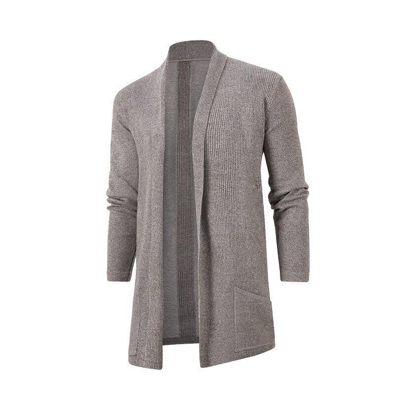 FEDERICO™ | Cardigan uomo lungo in maglia – collo a scialle