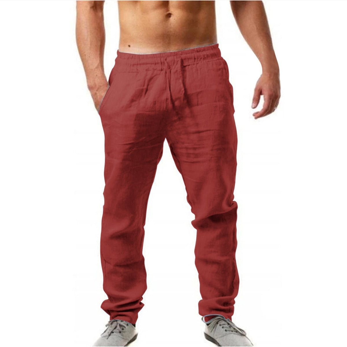 FEDERICO™ | Pantaloni da uomo in lino a gamba dritta