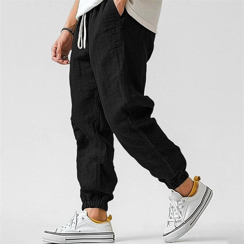 FEDERICO™ | Pantaloni dalla vestibilità ampia in tessuto intrecciato