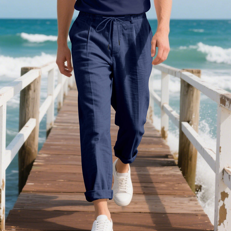 FEDERICO™ | Pantaloni in lino da uomo a vestibilità ampia