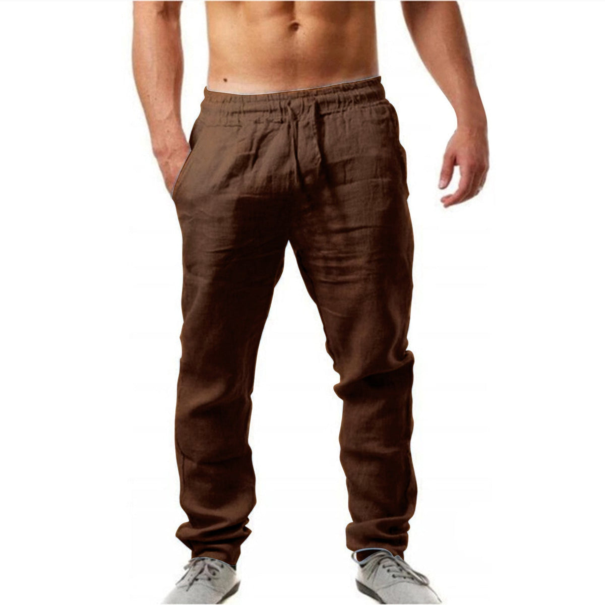 FEDERICO™ | Pantaloni da uomo in lino a gamba dritta