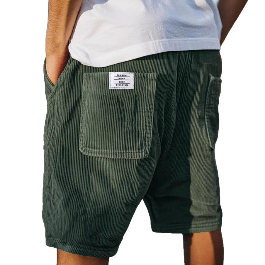 FEDERICO™ | Pantaloncini da uomo in velluto con coulisse