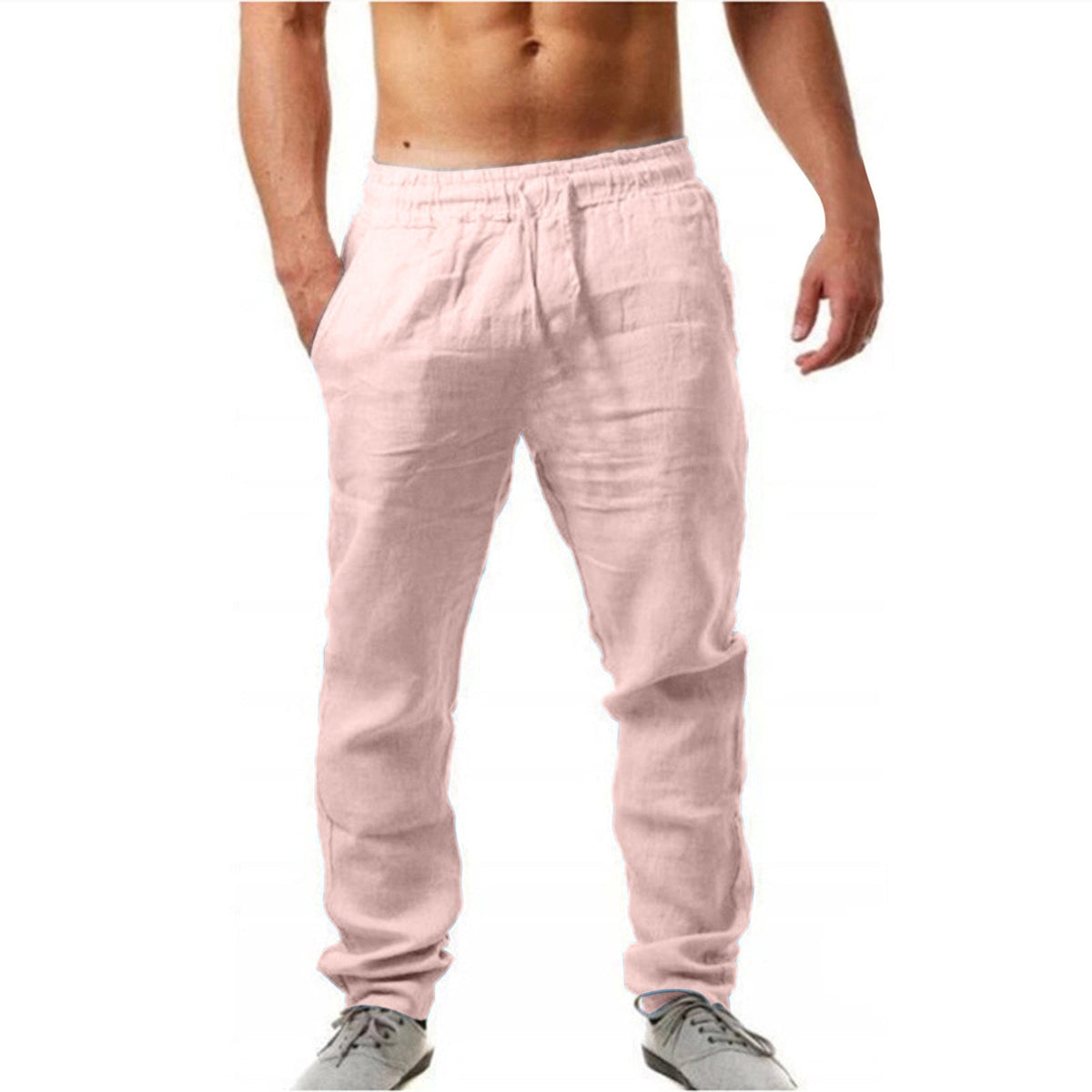 FEDERICO™ | Pantaloni da uomo in lino a gamba dritta