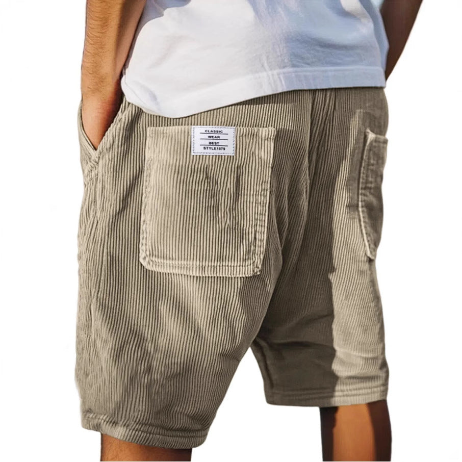 FEDERICO™ | Pantaloncini da uomo in velluto con coulisse