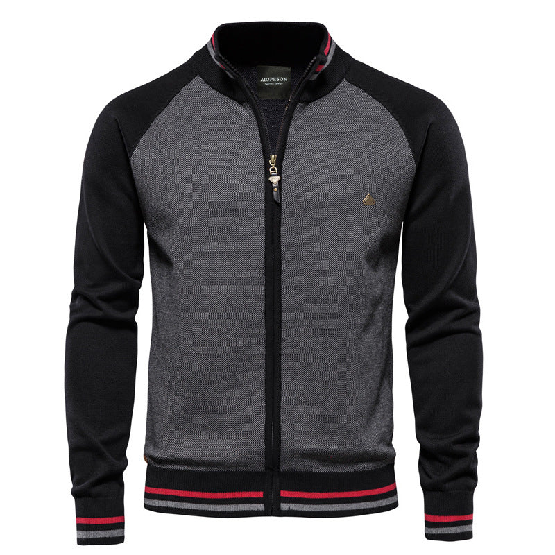 FEDERICO™ | Giacca in maglia con cerniera