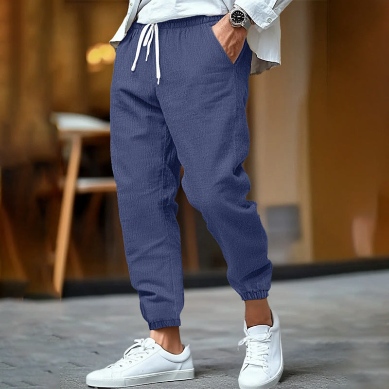 FEDERICO™ | Pantaloni da uomo in lino a vita alta