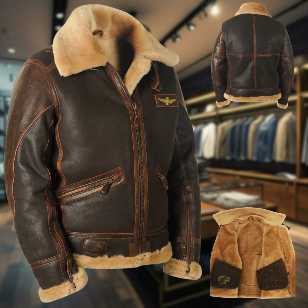 FEDERICO™ | Giacca in pelle da aviatore