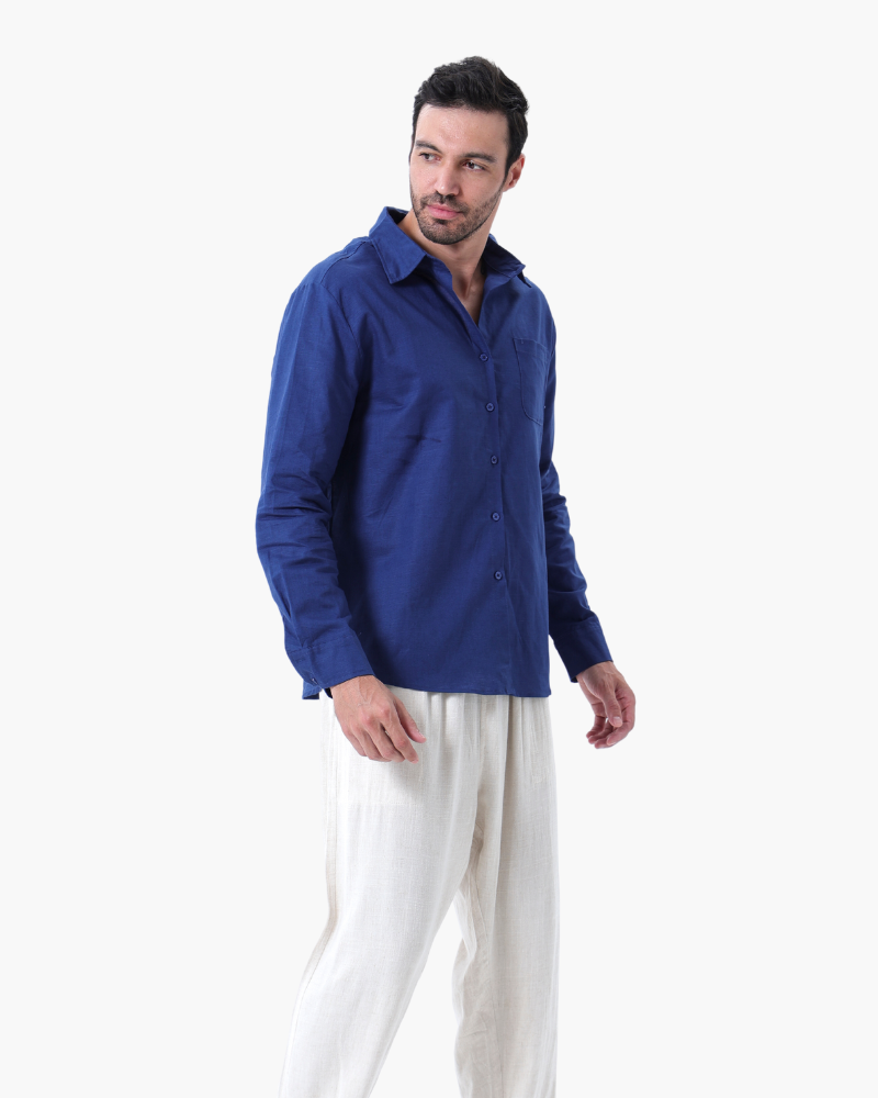 FEDERICO™ | Completo in lino a maniche lunghe