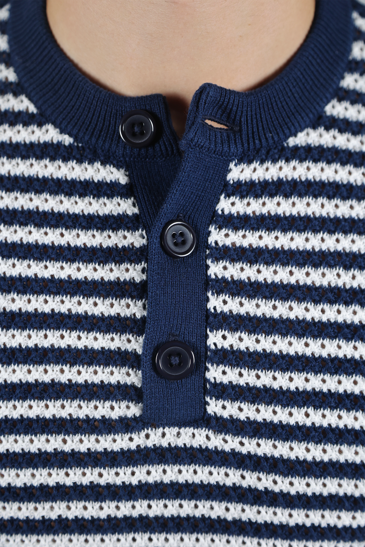 FEDERICO™ | HENLEY DA MARINAIO LAVORATA A MAGLIA