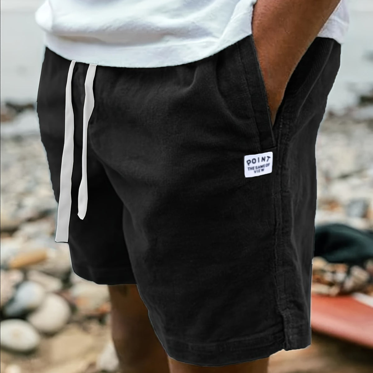 FEDERICO™ | Pantaloncini a costine con cordino