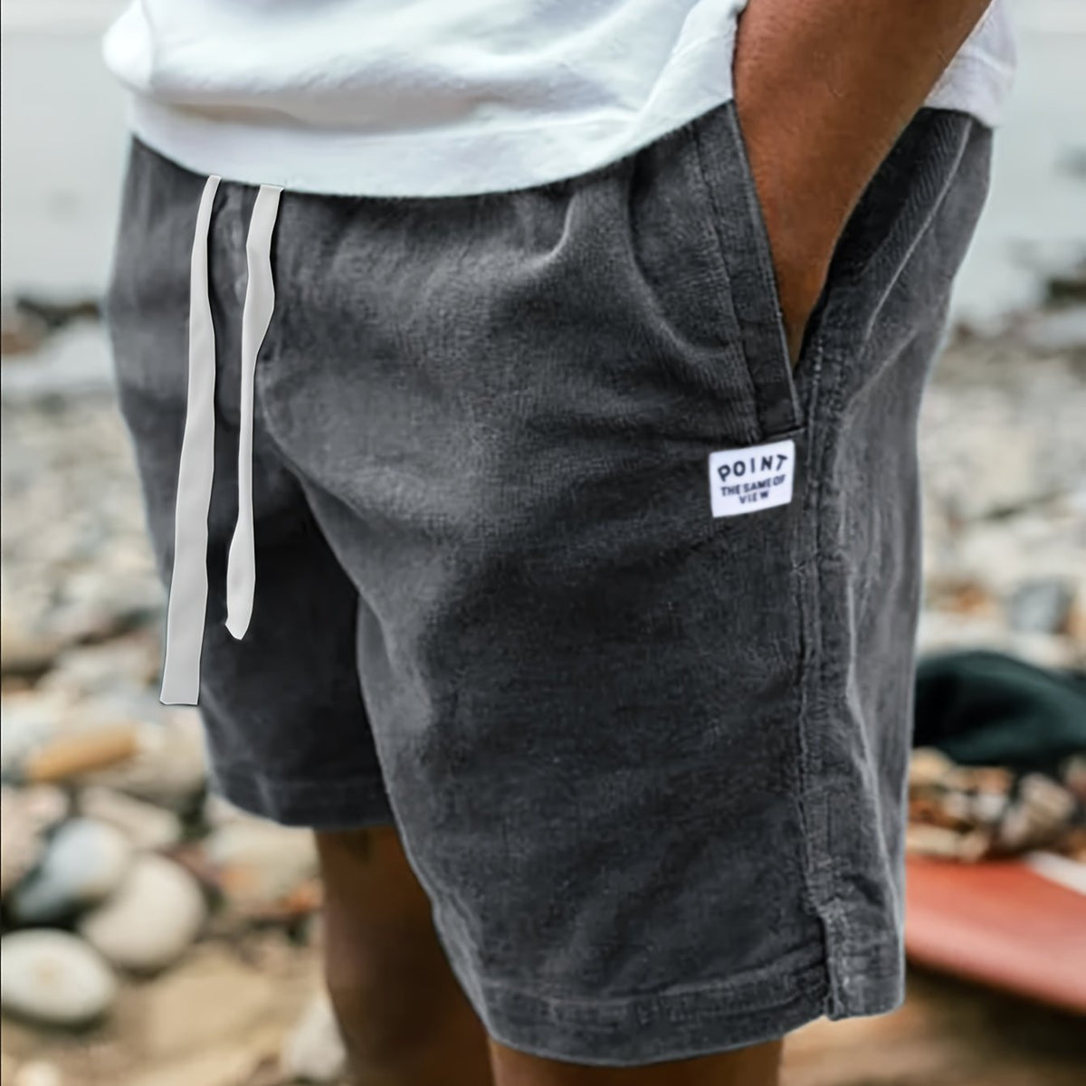 FEDERICO™ | Pantaloncini a costine con cordino
