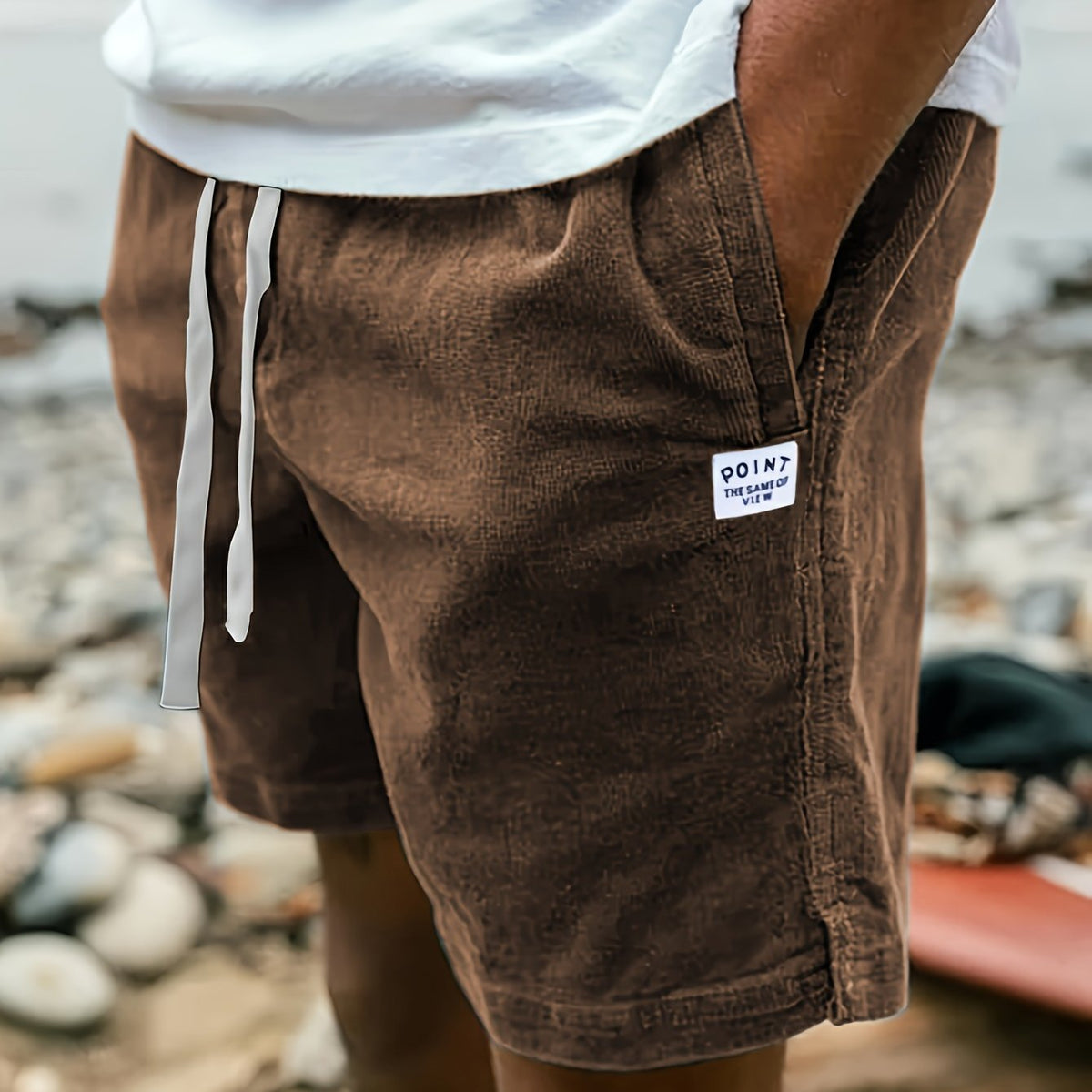 FEDERICO™ | Pantaloncini a costine con cordino