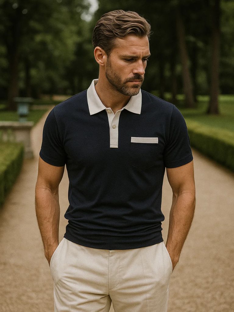 FEDERICO™ | Polo con colletto a contrasto