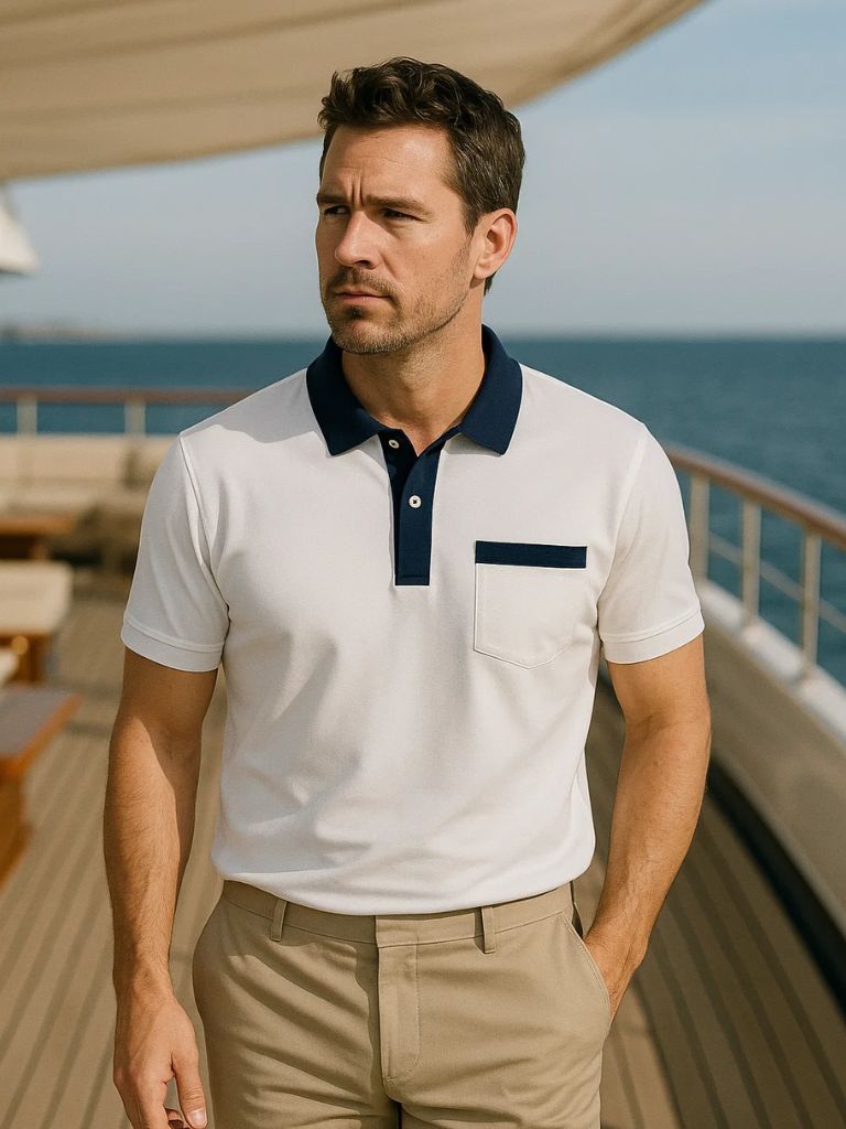 FEDERICO™ | Polo con colletto a contrasto