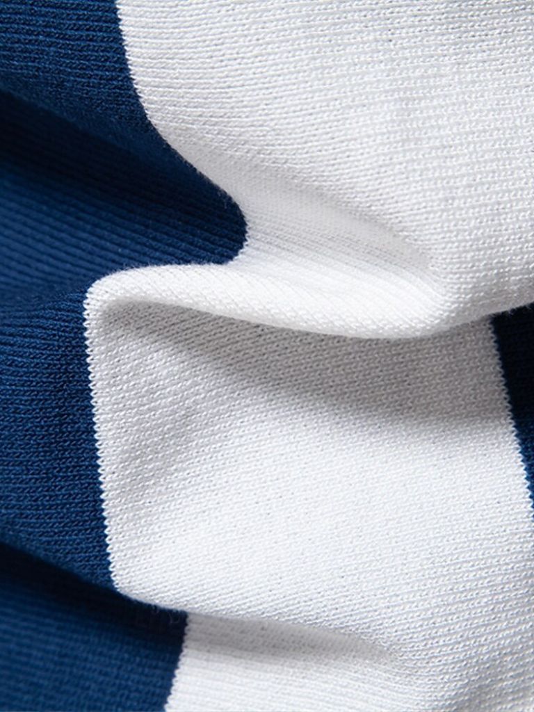 FEDERICO™ | Polo a righe con zip