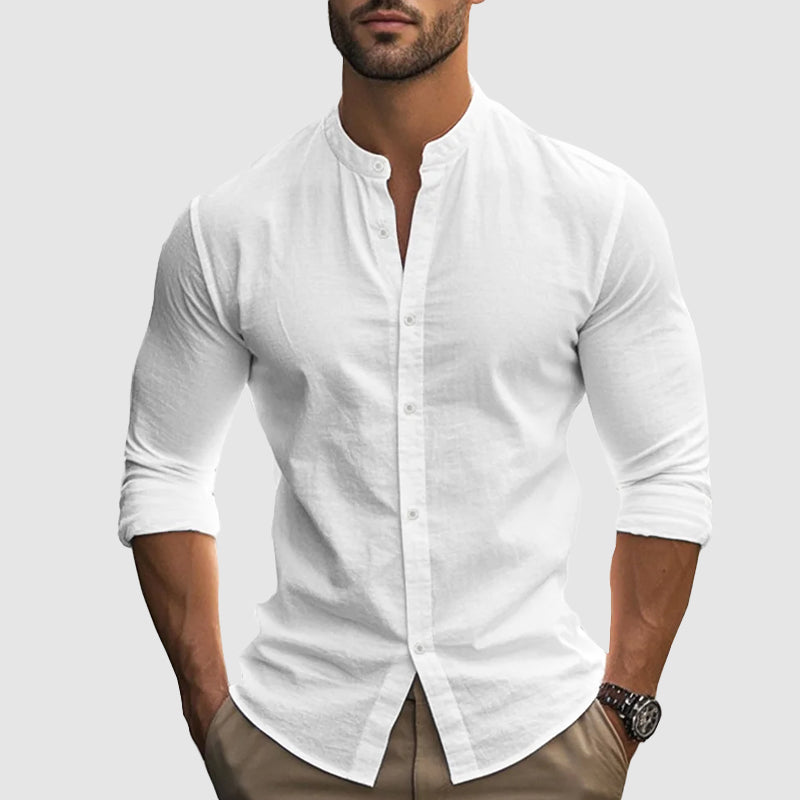 FEDERICO™ | Camicia in misto lino e cotone
