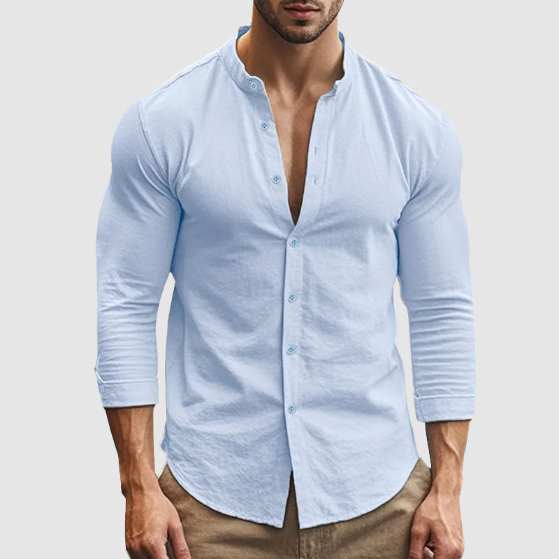 FEDERICO™ | Camicia in misto lino e cotone