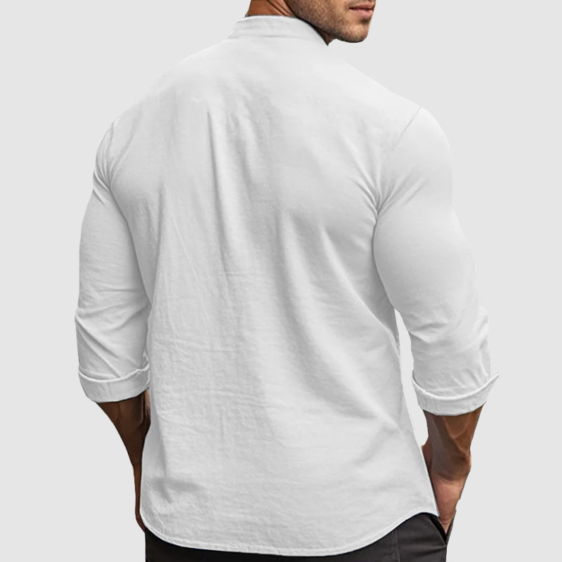 FEDERICO™ | Camicia in misto lino e cotone