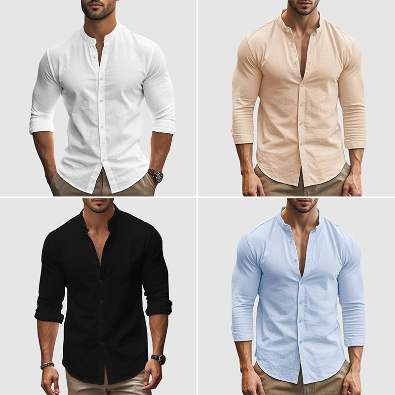 FEDERICO™ | Camicia in misto lino e cotone