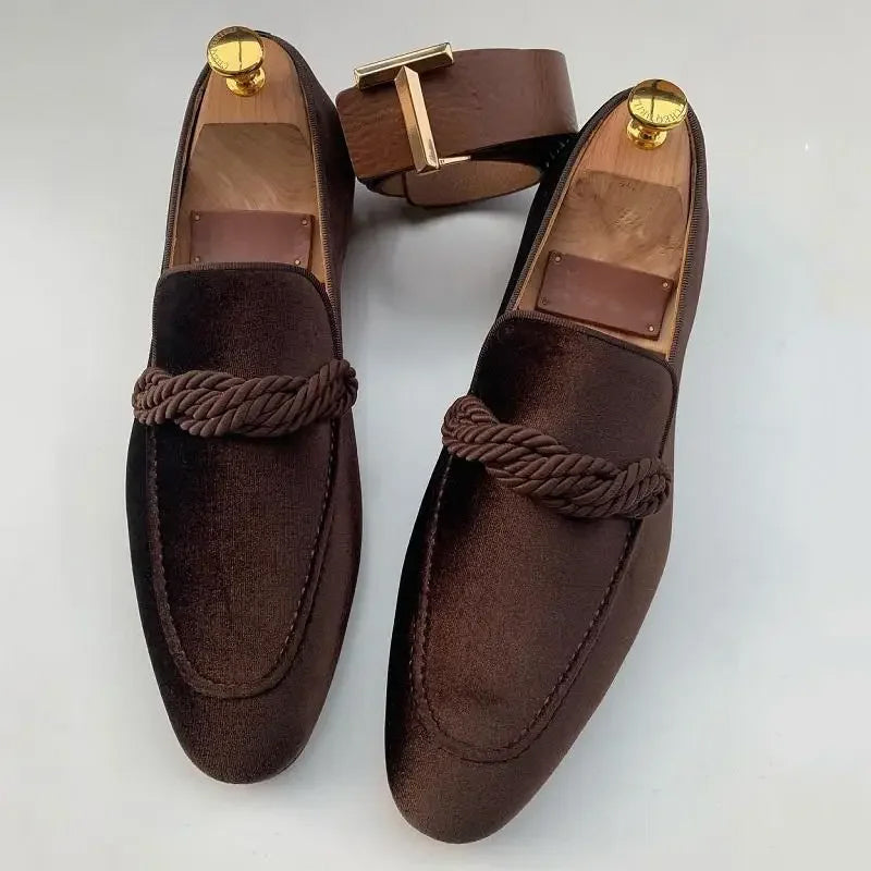 FEDERICO™ | Mocassini in pelle scamosciata vegana
