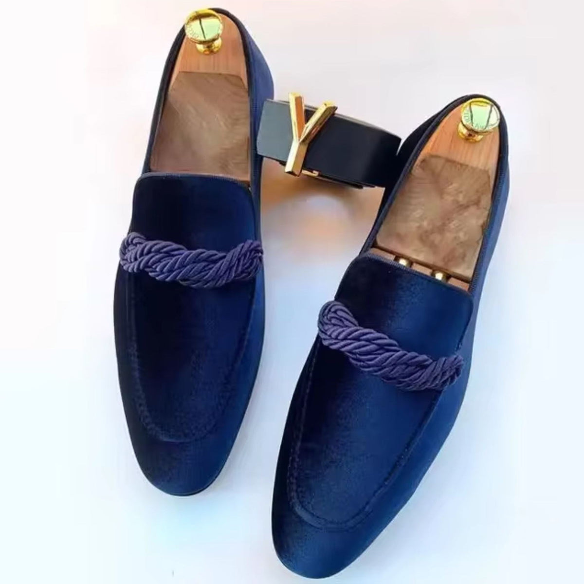 FEDERICO™ | Mocassini in pelle scamosciata vegana