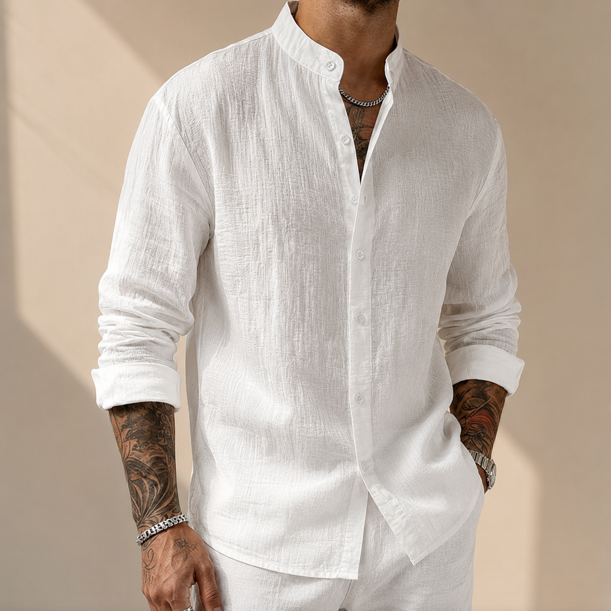FEDERICO™ | Camicia in misto lino